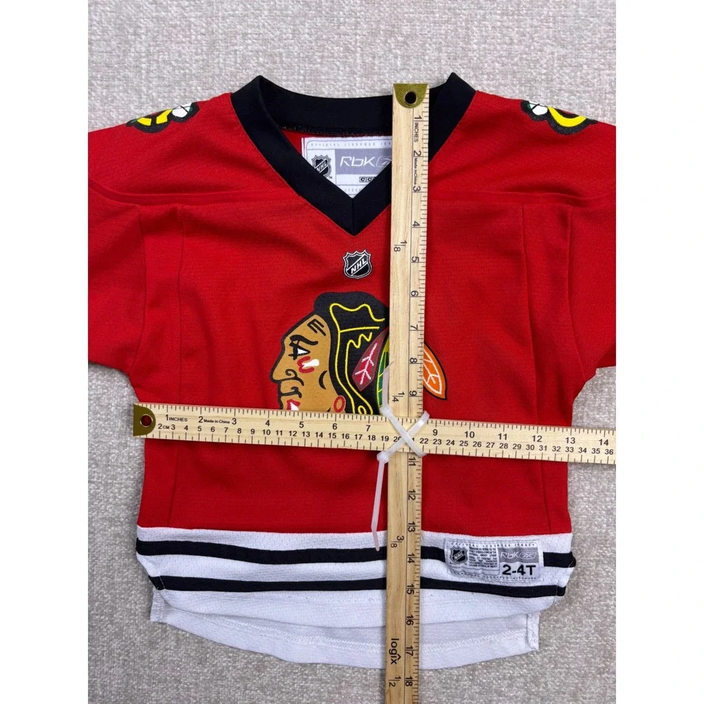 Reebok CCM NHL Chicago Blackhawks Toddler Jersey Red 2-4T Hockey Fan Apparel
